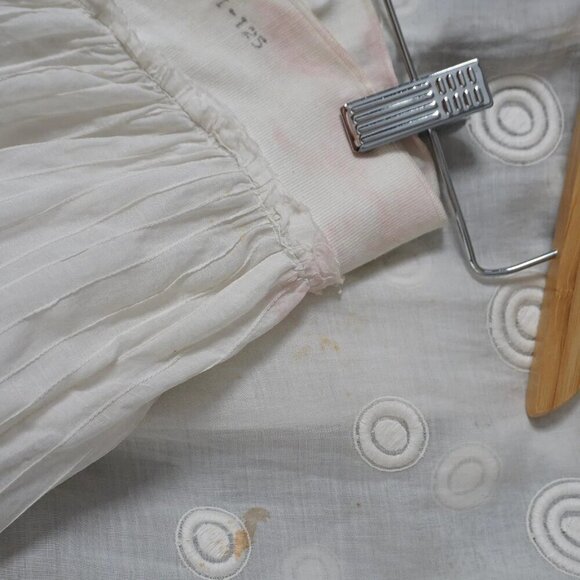 Vintage Edwardian Embroidered Sheer Lace Two-Piece Set – XS/S - Picture 8 of 16